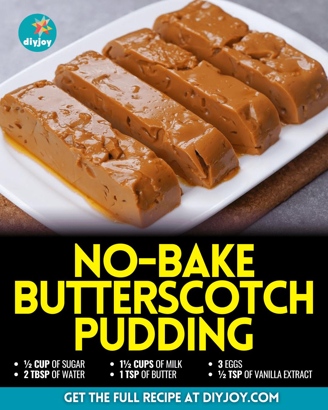 No-Bake Butterscotch Pudding Recipe