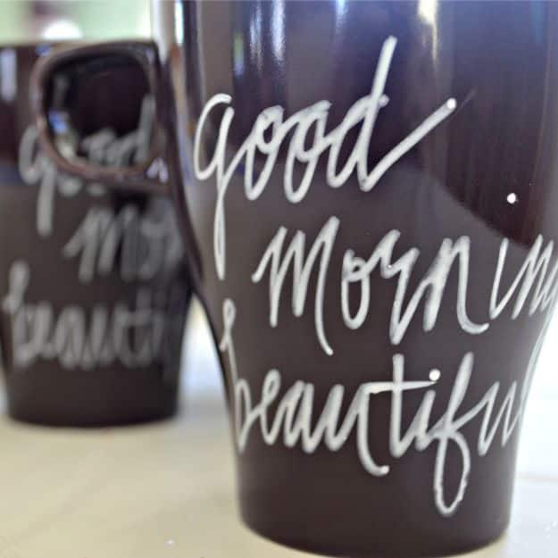 DIY Painted Mugs That Won’t Wash Away, quick enough to finish before nap time and a keepsake worth handing down
