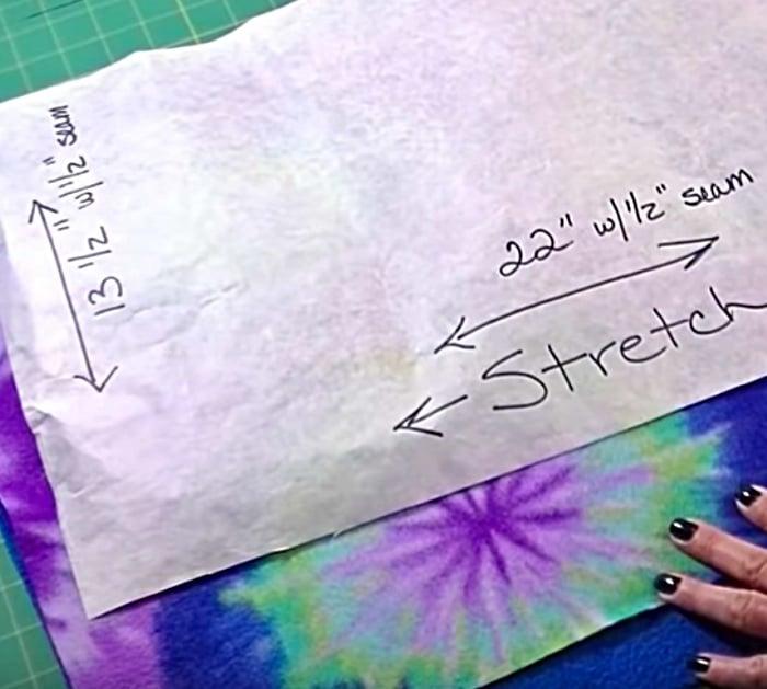 Simple instructions on how to Sew A 1 Hour Winter Fleece Hat