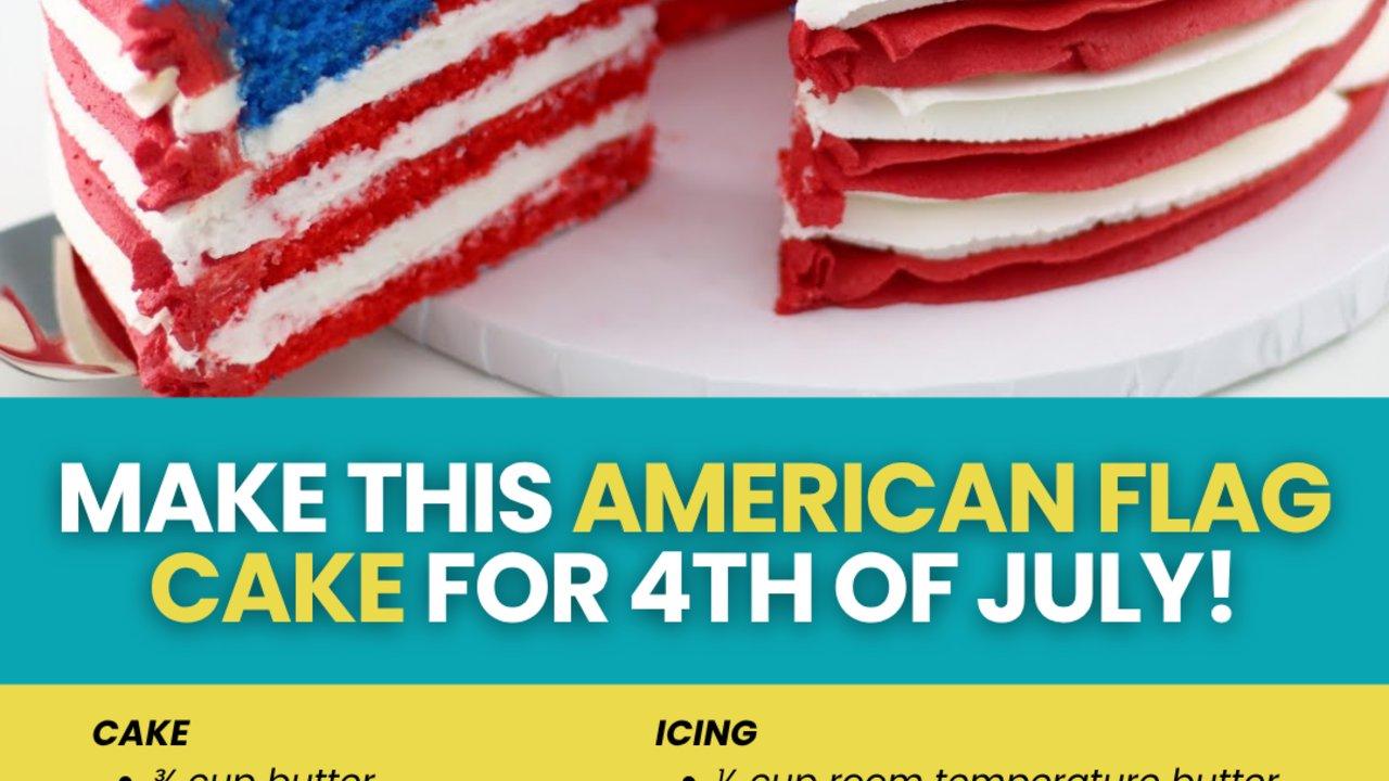 Easy 4th Of July Inspired Cake Recipe