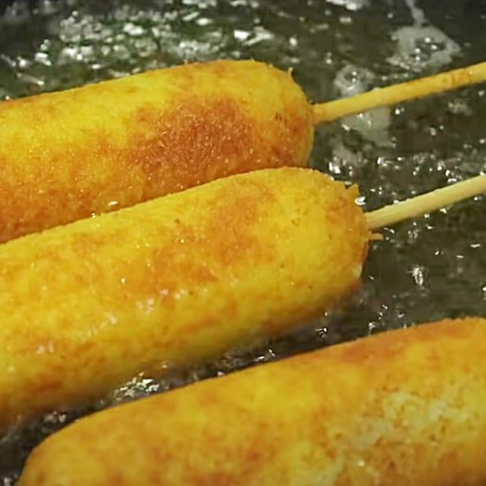 Cheese Potato On A Stick Recipe - How To Make Potato Dogs - Easy Holiday Party Food