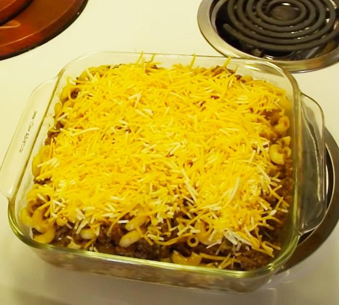 Macaroni Casserole - Easy Pasta Dinners - Oven Bake Recipes - Hamburger Bake Recipes