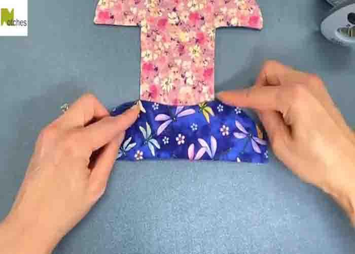 Finishing the DIY gift bag