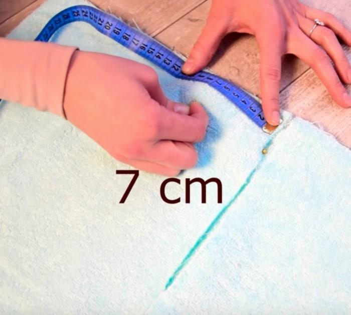 Make quick easy cheap terry bathrobe with no pattern