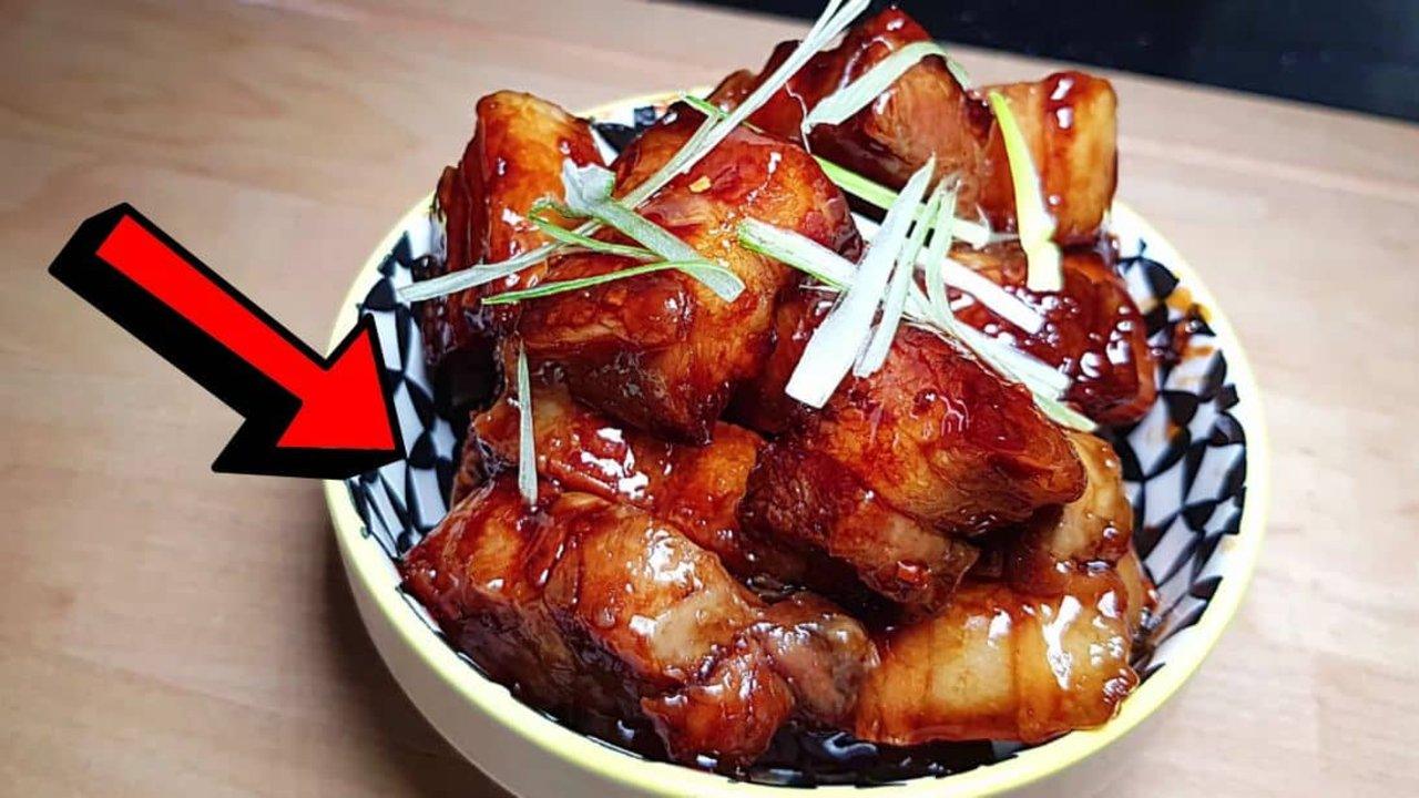 Easy Sticky Pork Belly Dinner Recipe Idea
