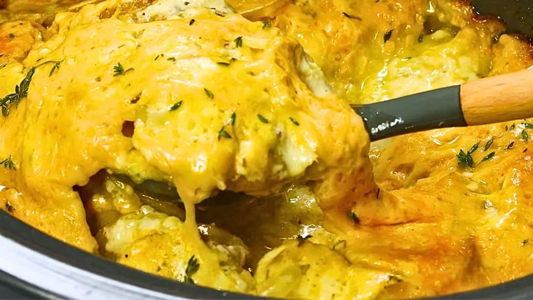 Easy Creamy Scalloped Potatoes Crockpot Recipe