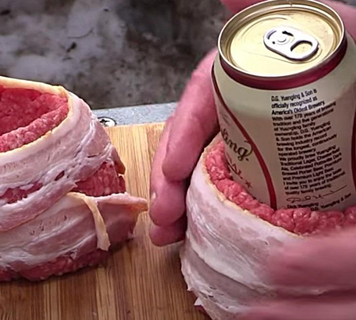 Make beer can burgers for Summer fun
