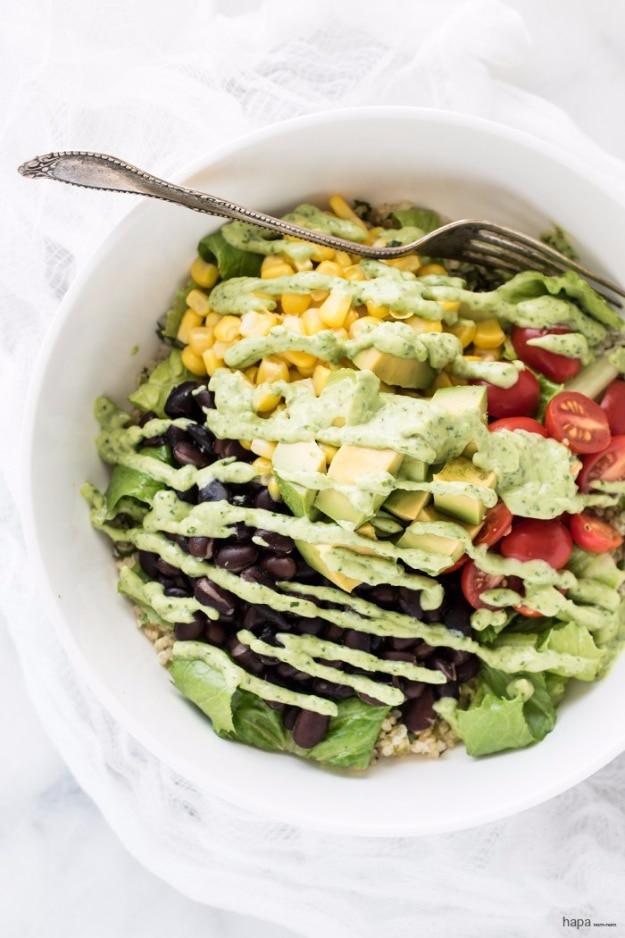 Healthy Lunch Ideas for Work - Quinoa Burrito Bowl - Quick and Easy Recipes You Can Pack for Lunches at the Office - Lowfat and Simple Ideas for Eating on the Job - Microwave, No H