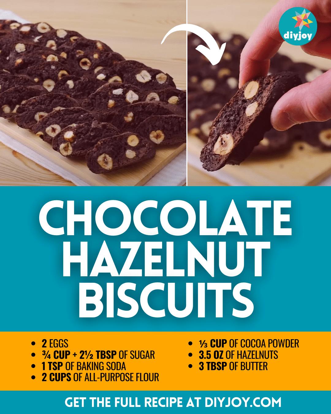 Easy Chocolate Hazelnut Biscuits Recipe