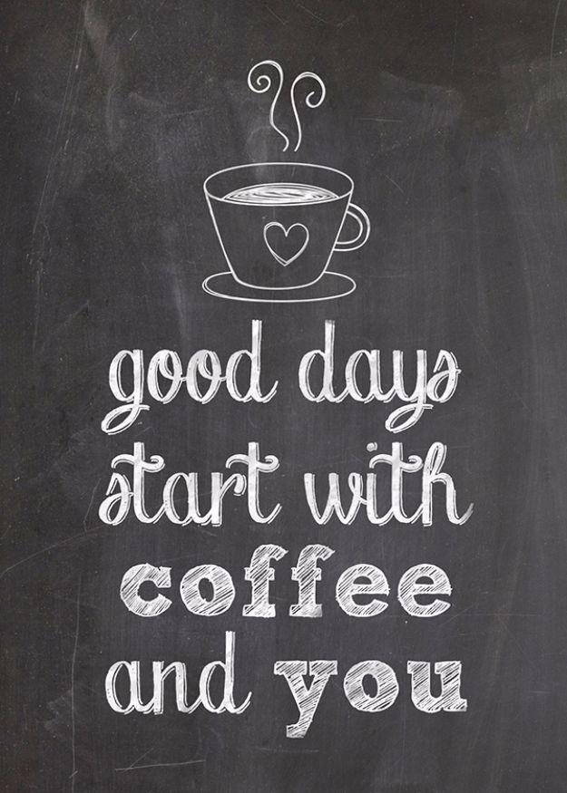 Free Printable For Coffee Lovers, fast enough to hang before company gets there and color that a plain hallway was missing