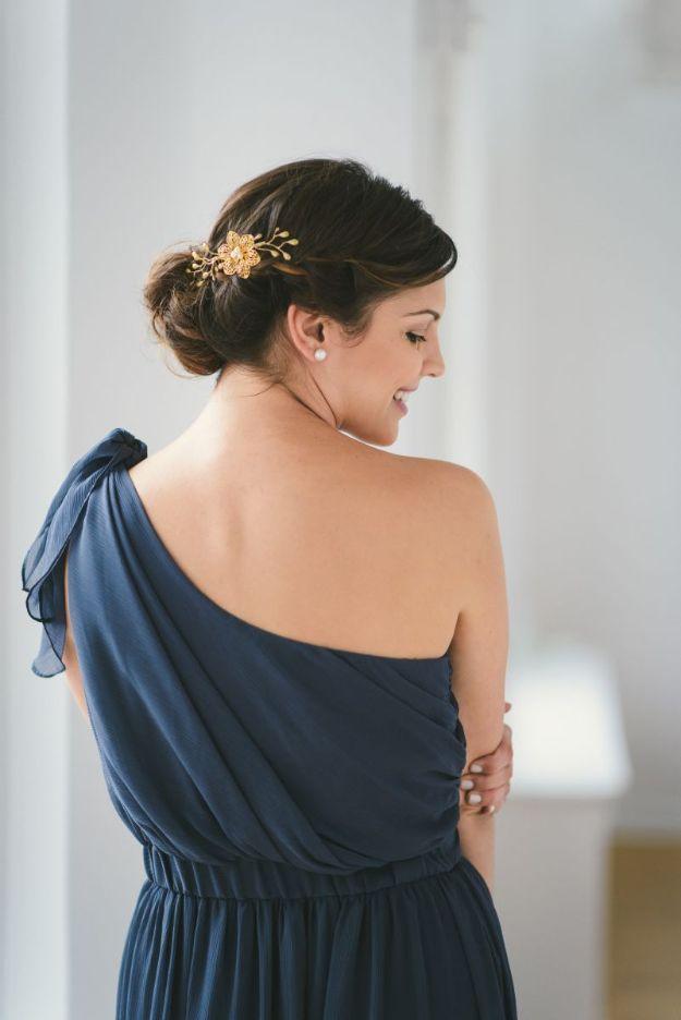 Holiday Hairstyles - French Braid Chignon - Cute DIY Hair Styles for Christmas and New Years Eve, Special Occasion - Updos, Braids, Buns, Ponytails, Half Up Half Down Looks #hairst