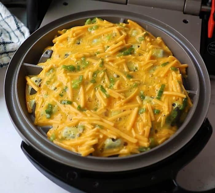 How to Make Cheese and Egg Waffles