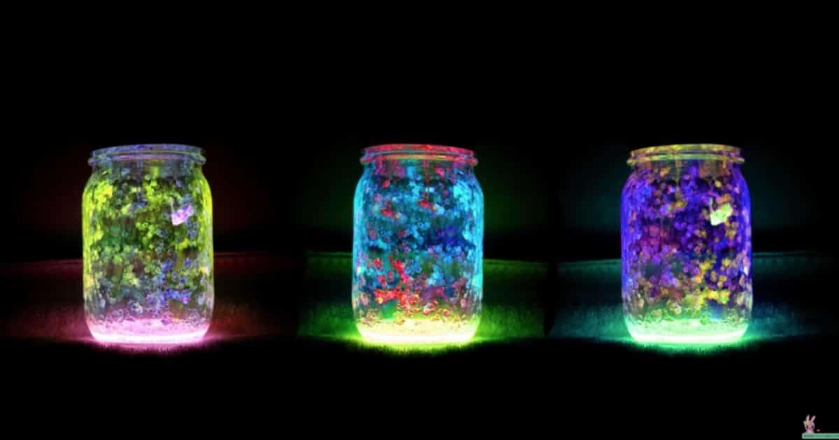 DIY Fairy Glow Stick Jars