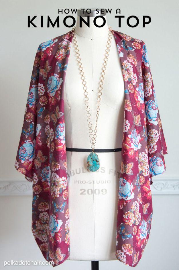 Sew A Kimono Top, one worth bookmarking from this list and a project that comes together in an afternoon