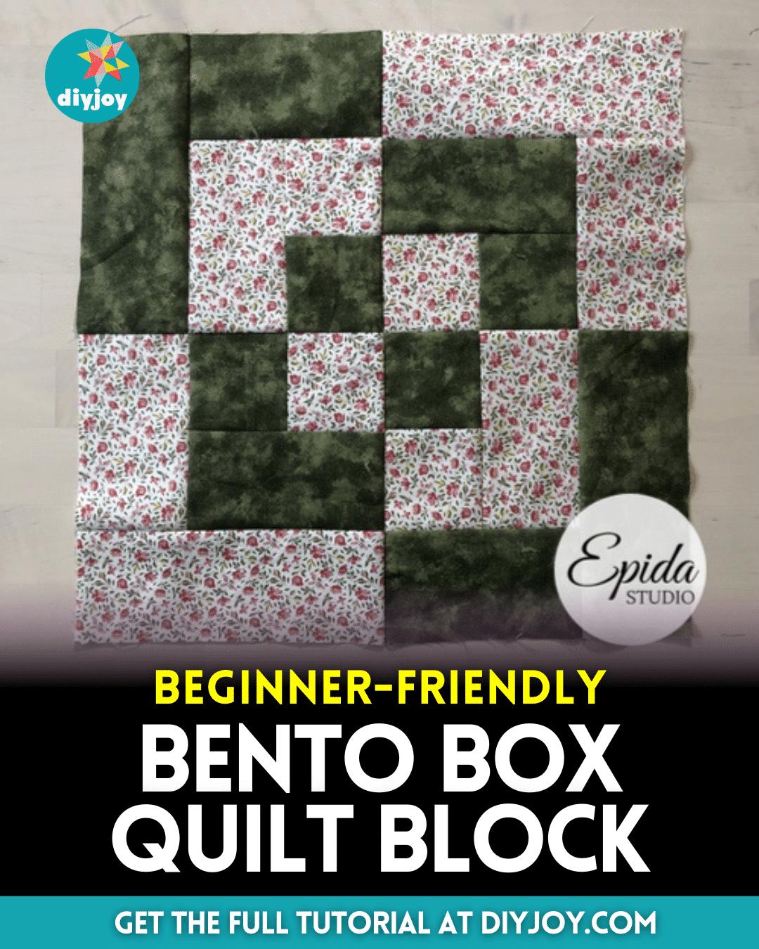 Bento Box Quilt Block Tutorial for Beginners