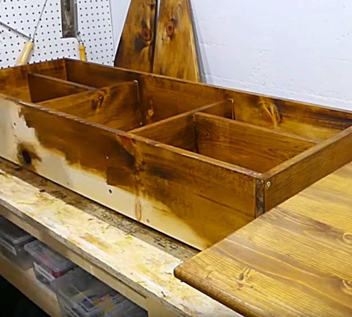 Make a quick easy DIY Wall mounted Fold Down Desk