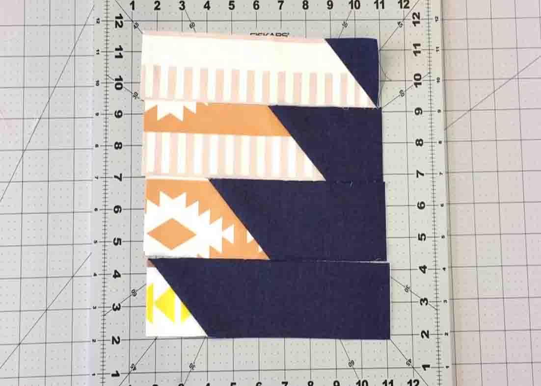 Finishing the aztec block