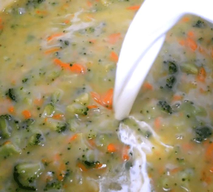 Easy Creamy Broccoli and Cheese Soup Recipe