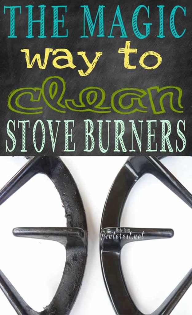 DIY Cleaning Hack for the Kitchen | How to Clean Stove Burners | DIY Projects & Crafts by Sueeye at