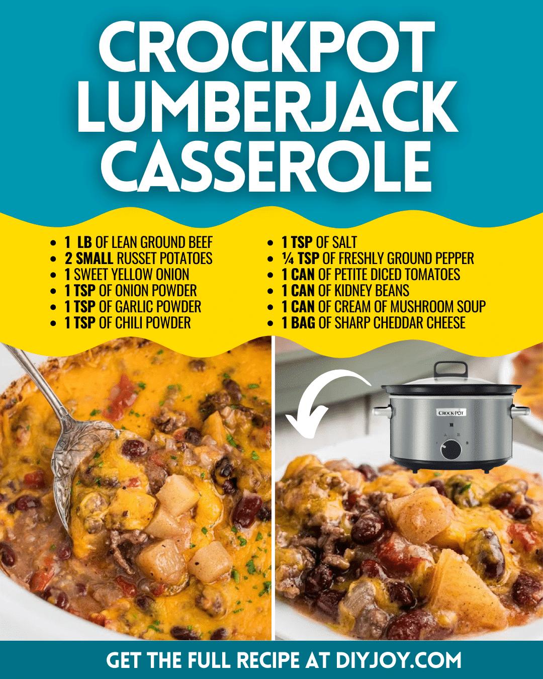 Easy Crockpot Lumberjack Casserole Recipe