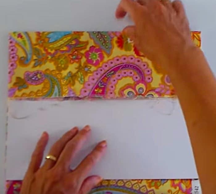 How to fold and store fabric