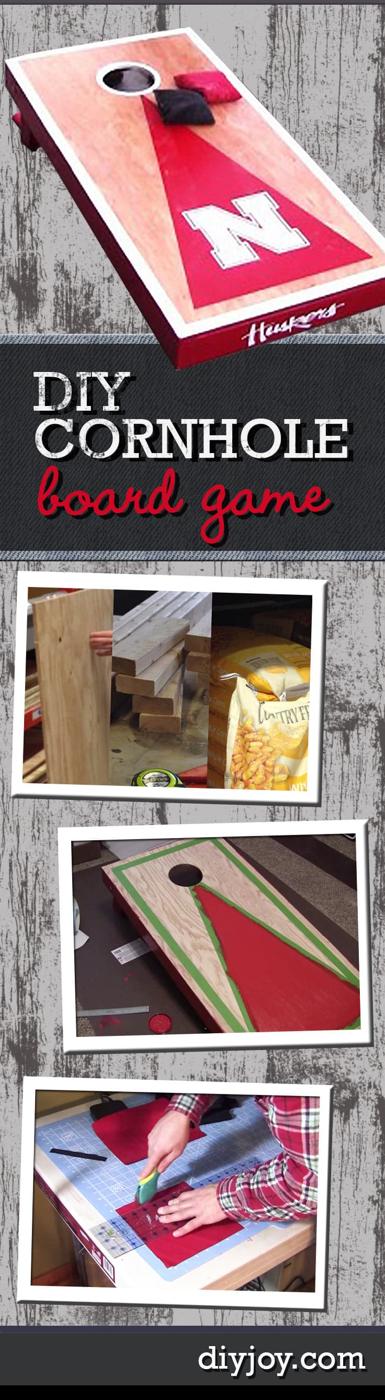Cool Cheap DIY Projects for Men | Homemade Christmas Gifts for Dad, Father | Rustic Man Cave Furniture DIY Project Ideas - Manly Decor, Games | Things to Make for Backyard and Outd