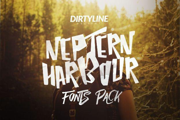 Best Free Fonts To Download for Crafts and DIY Projects - Neptern Harbour - Cute, Cool and Professional Looking Font Ideas for Teachers, Crafters and Wedding Decor - Calligraphy, S