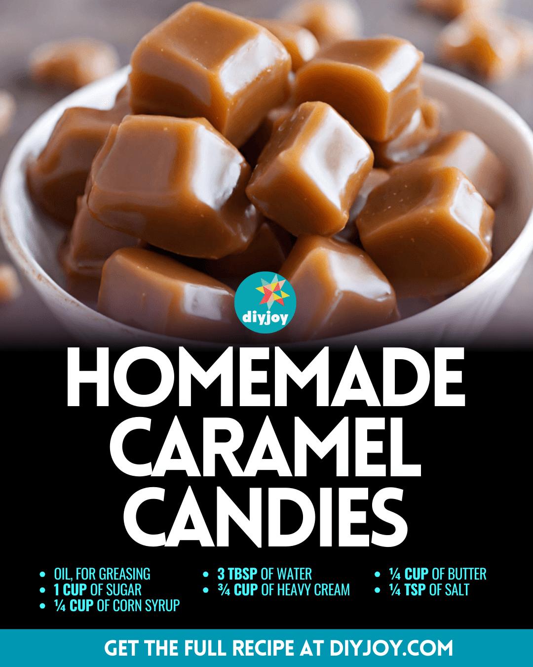 Easy Homemade Caramel Candies Recipe