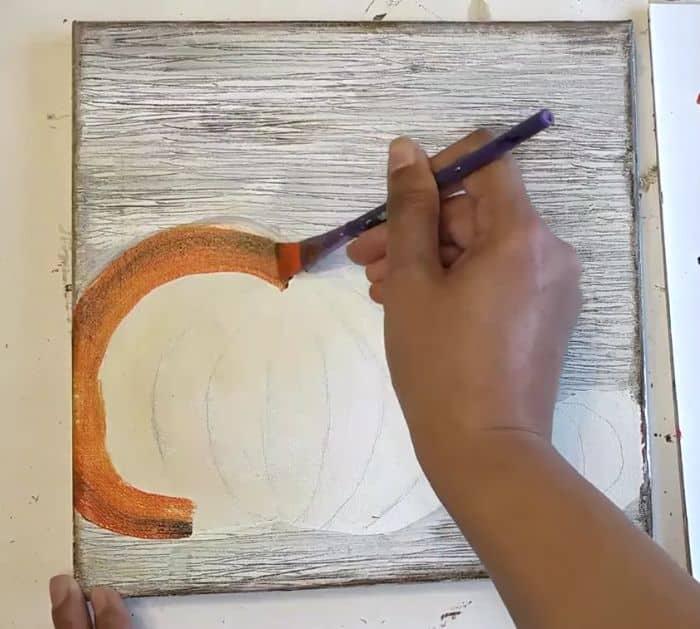 How To Paint A Pumpkin For Beginners