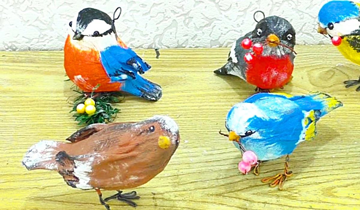 How To Make DIY Miniature Birds