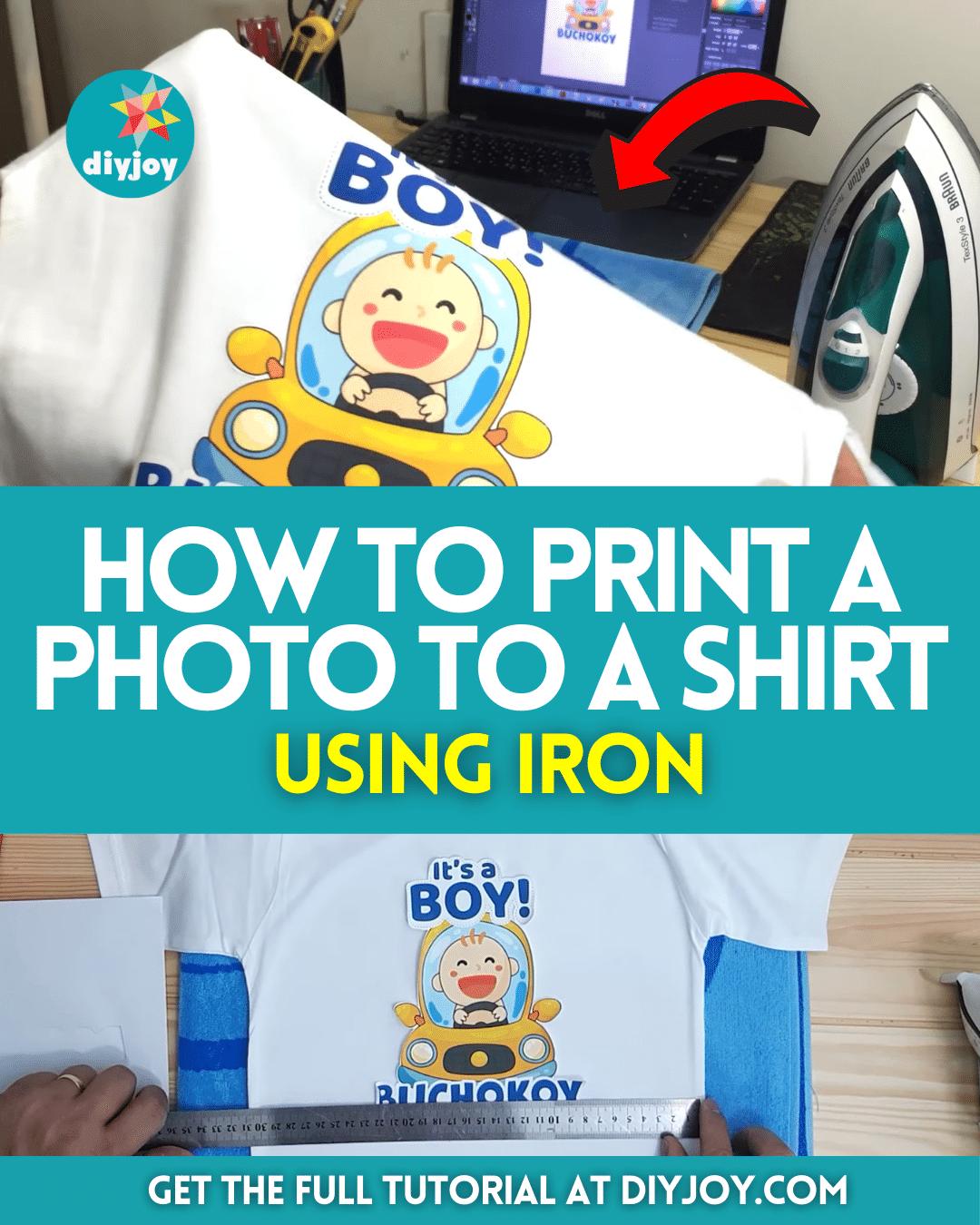 How to Print a Photo to a Shirt Using Iron