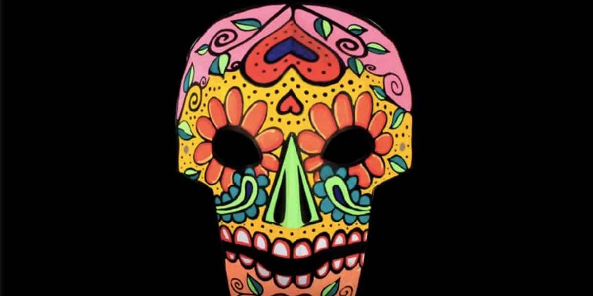 Watch How Easy She Makes These Colorful Masks For Fabulous Wall Art!