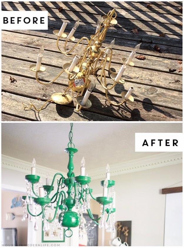 Upcycled Vintage Inspired Chandelier, a favorite pick from this roundup and an idea worth saving for later