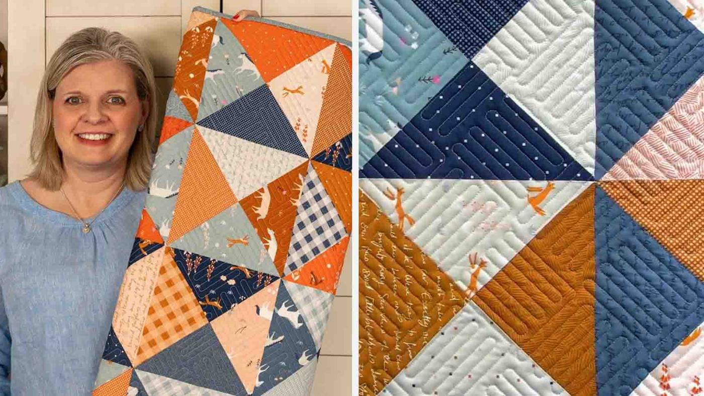 Easy Quarter-Square Triangle Blocks Tutorial