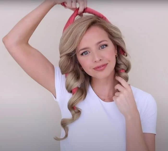 No-heat Hair Curling Tutorial