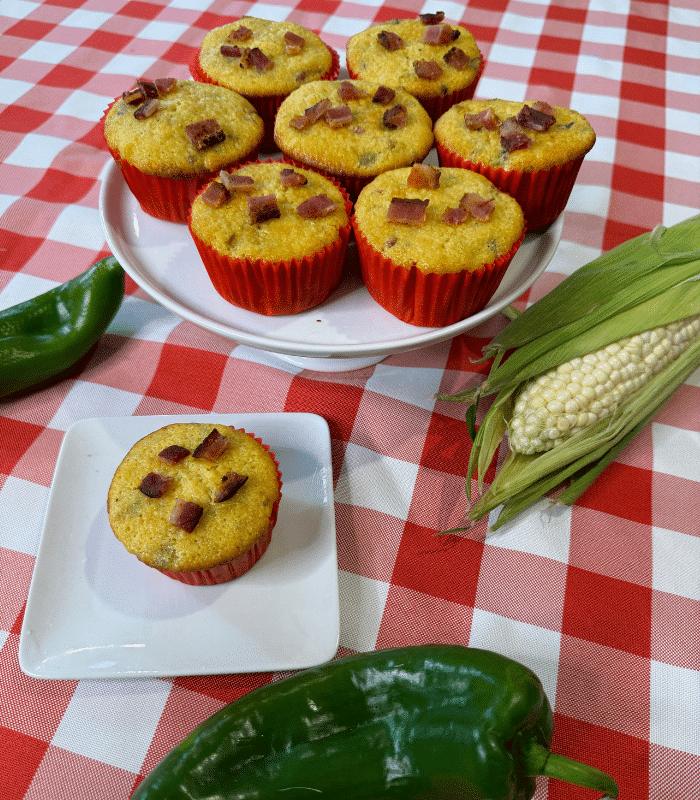Bacon chili cornbread muffin step by step — easy cornbread muffin recipe