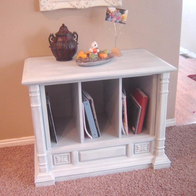 Vintage TV Hutch, one worth bookmarking from this list and a creative way to give an old piece new life