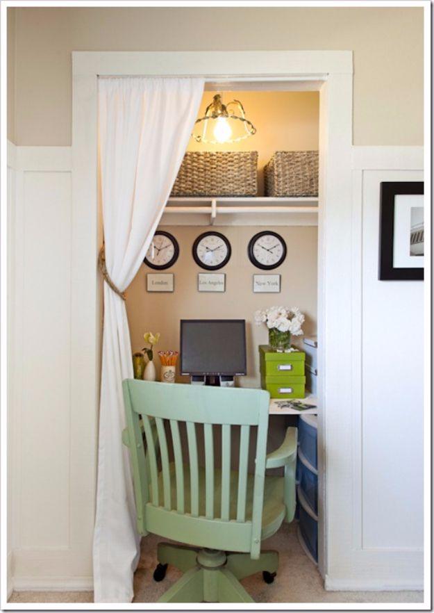 DIY Curtain Door, simple to scale to fit almost any space and a great fix using stuff you already have on a shelf
