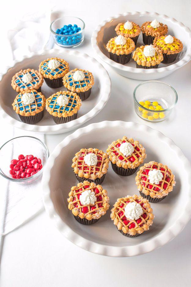 Cool Cupcake Decorating Ideas - Pie Cupcakes That Look Real - Easy Ways To Decorate Cute, Adorable Cupcakes - Quick Recipes and Simple Decorating Tips With Icing, Candy, Chocolate,
