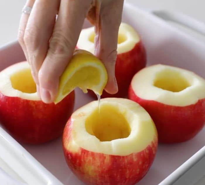 Baked Apples With Cinnamon Oat Filling Ingredients