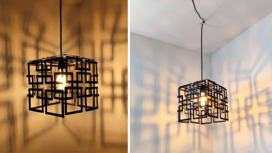 DIY Hanging Lampshade