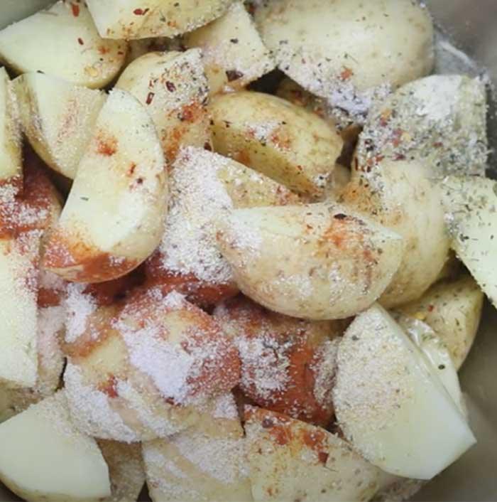 Quick Air Fryer Roasted Potatoes - Recipe for Roasted Potatoes