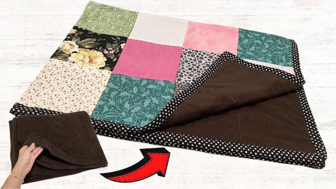 How To Repurpose An Old Blanket Into A New One