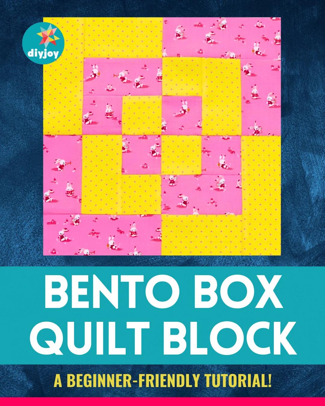 Beginner-Friendly Bento Box Quilt Block Tutorial