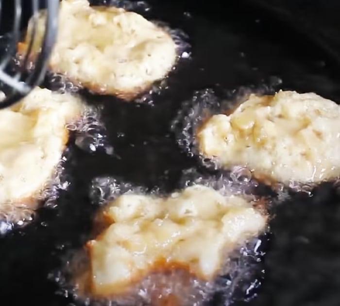 Fried Pies and Dessert Recipe Ideas - Homemade Apple Fritter Recipe - How To Make An Apple Fritter