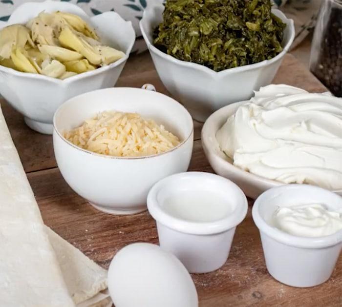 spinach artichoke bites ingredients