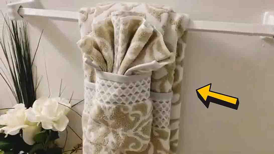 How to Fold Towels for Decorating Your Bathroom