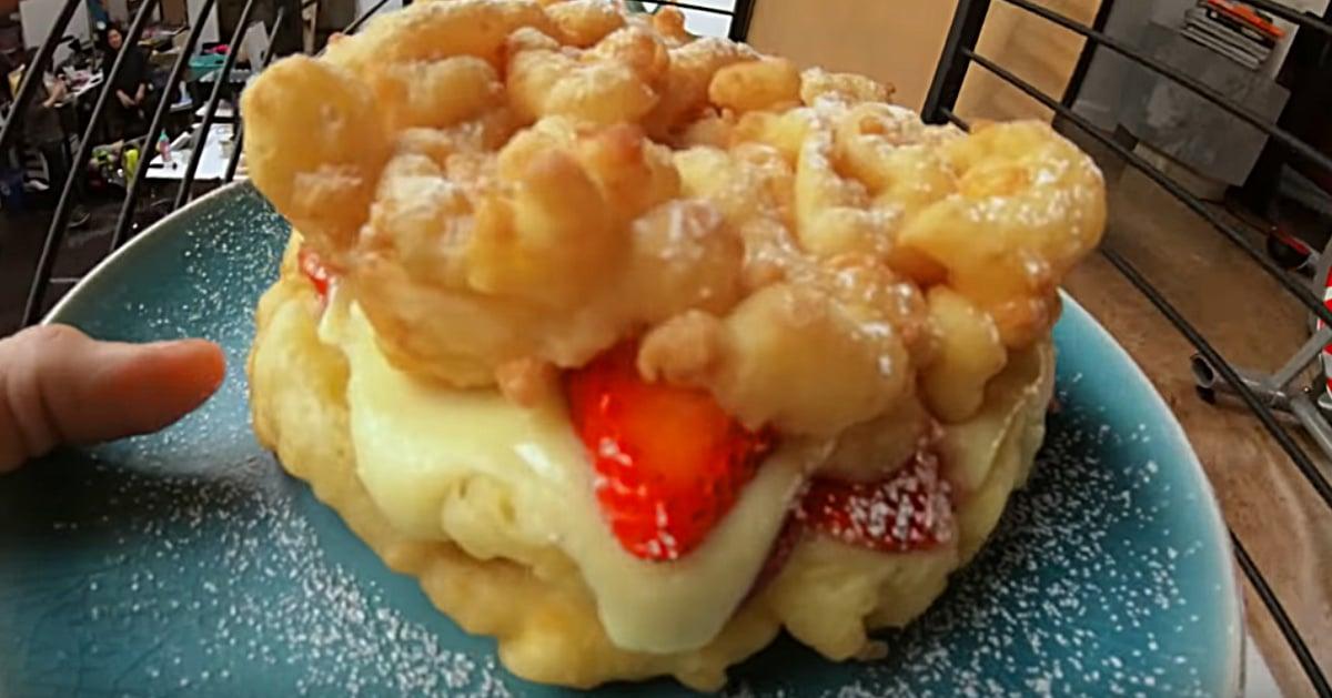 Funnel Cake Grilled Cheese Recipe
