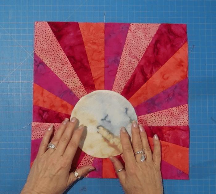 Easy Offset Sun Quilt Block Tutorial