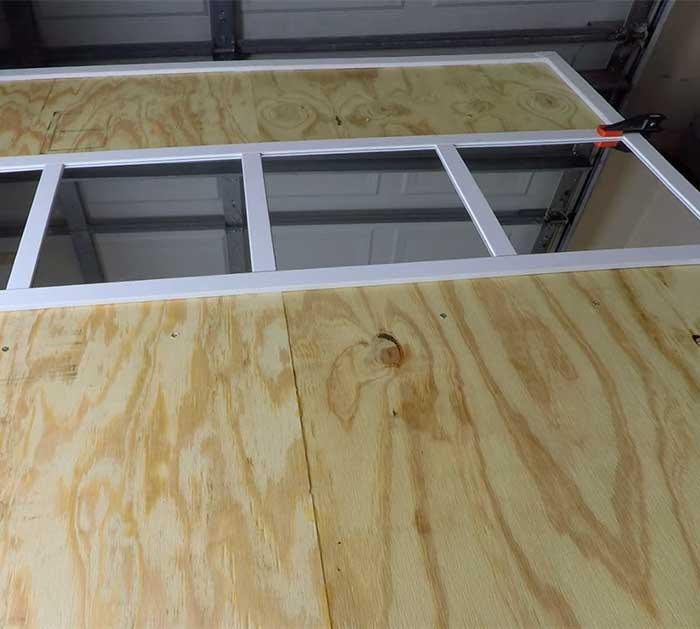 Large Grid Mirror - Home Decor DIY